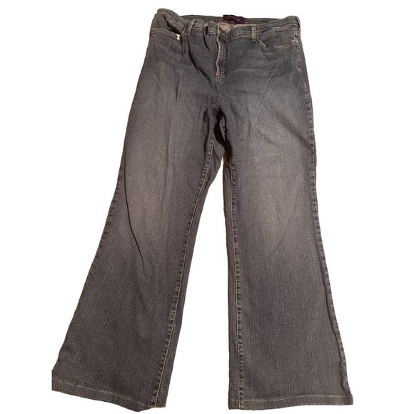 NYDJ Not Your Daughters Jeans Size 20W Dark Wash Wide Leg Style W700U5 Pocket - Picture 4 of 9